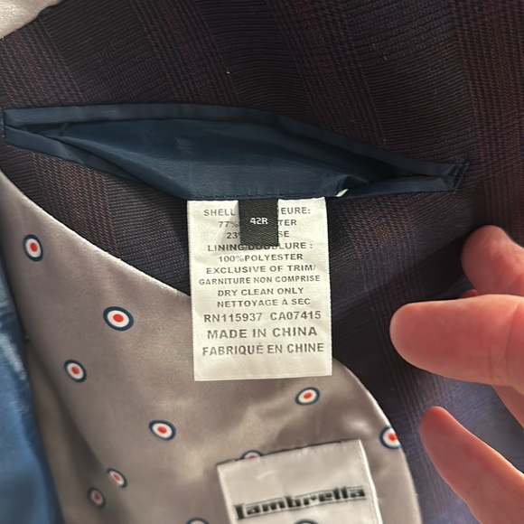 Mens Blazer size 42 slim - Picture 5 of 5